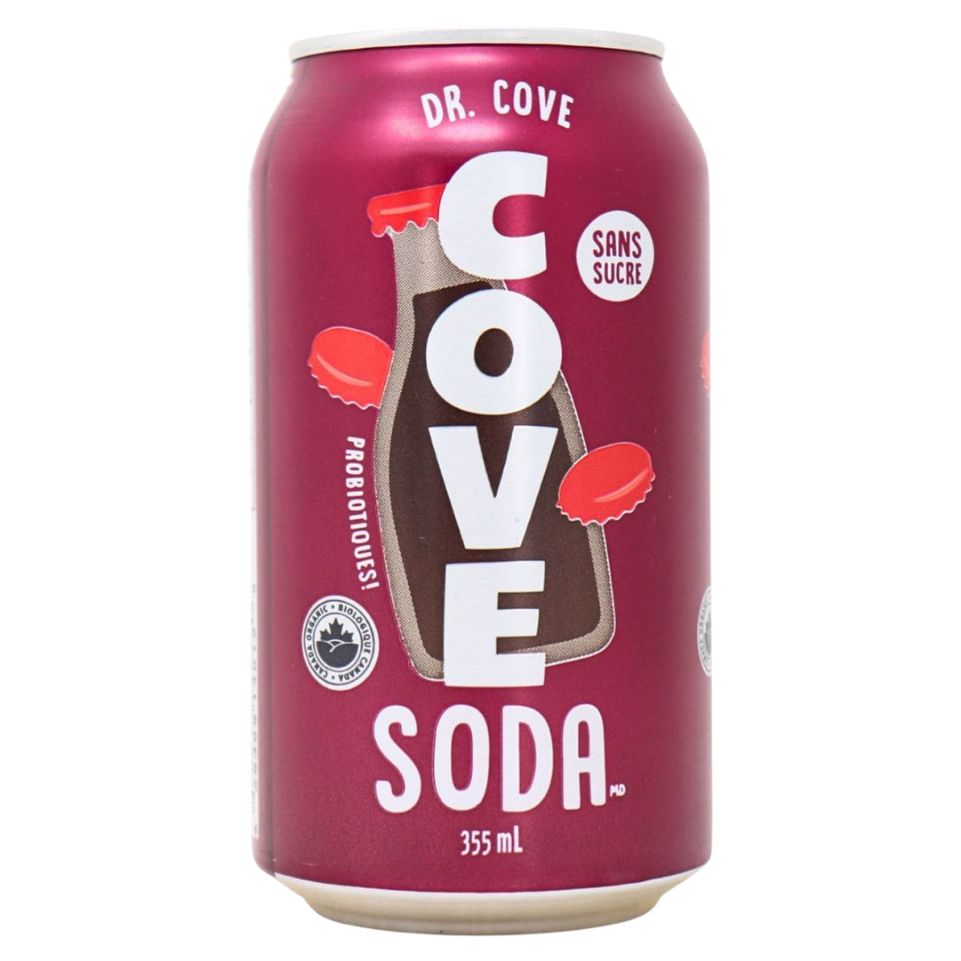 Cove Soda Dr. Cove avec Probiotiques / 355 ml