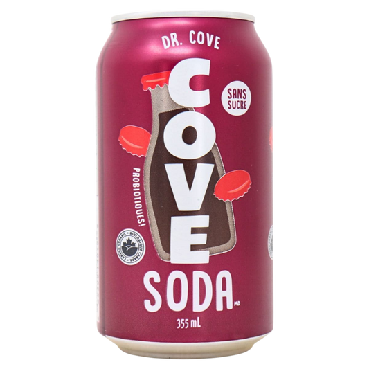Cove Soda Dr. Cove avec Probiotiques / 355 ml
