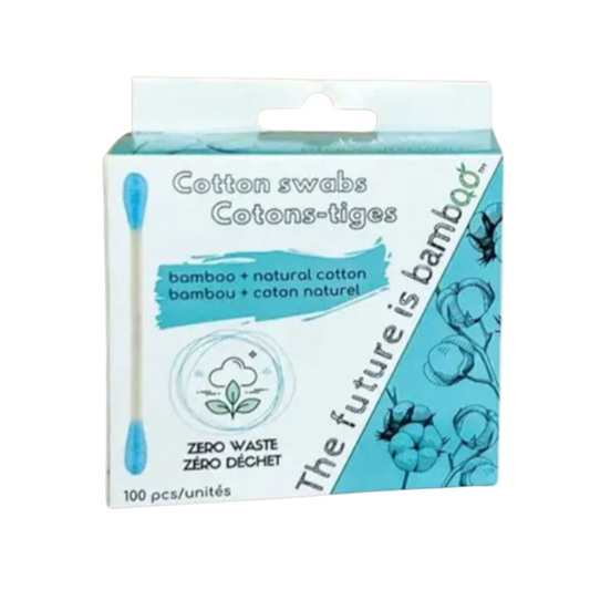 The Future is Bamboo Cotton Swabs / 100ct