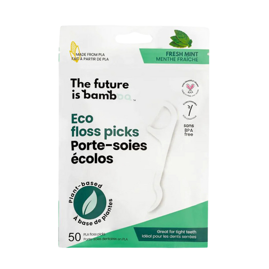 The Future is Bamboo Mint Floss Holder / 50ct