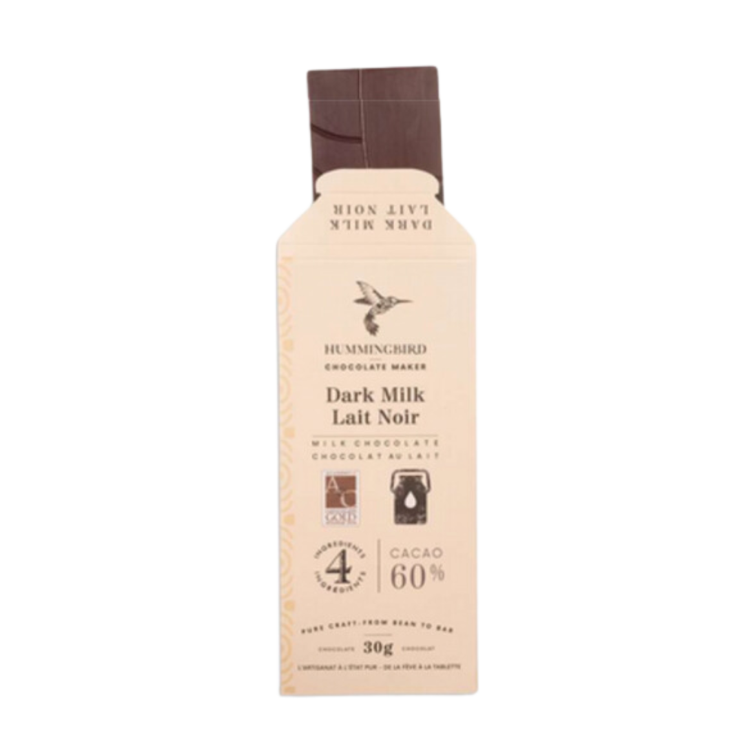 Hummingbird Dark Milk Chocolate 60% / 30g