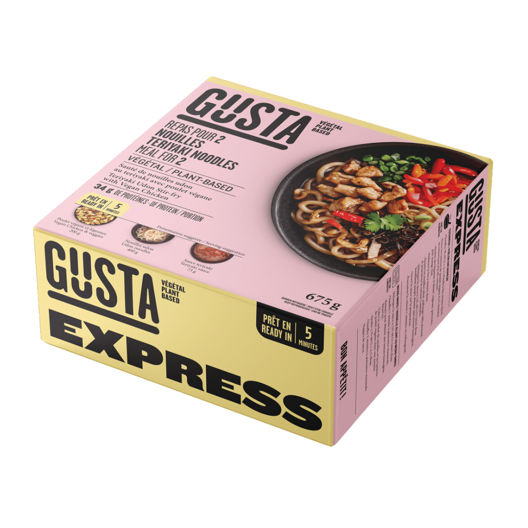 Gusta Vegan Chicken Teriyaki Udon Noodles / 675g
