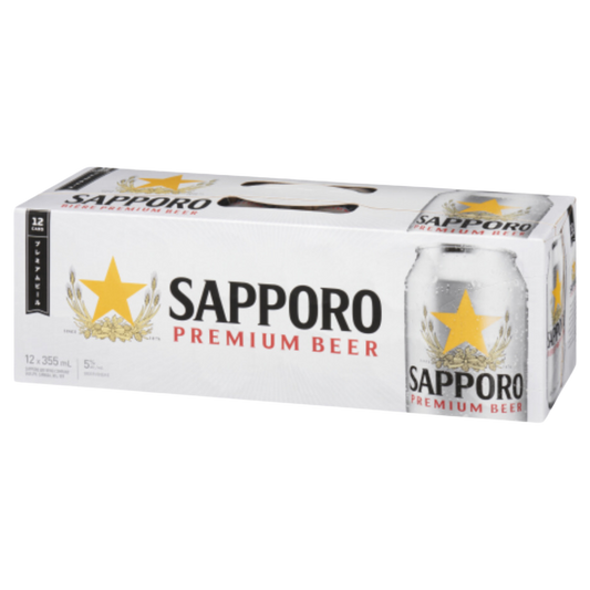 Sapporo Beer Case / 12 x 355ml