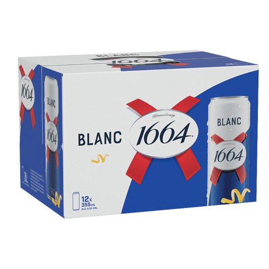 Kronenbourg 1664 White Case / 12 x 355ml