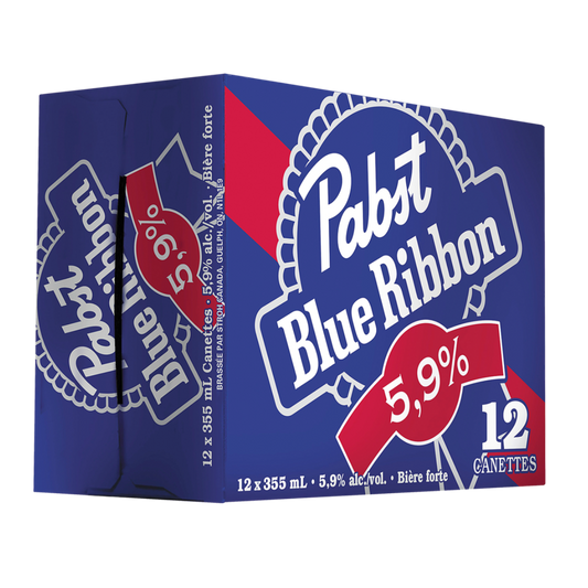 Pabst Blue Ribbon 5.9% Case / 12 x 355ml