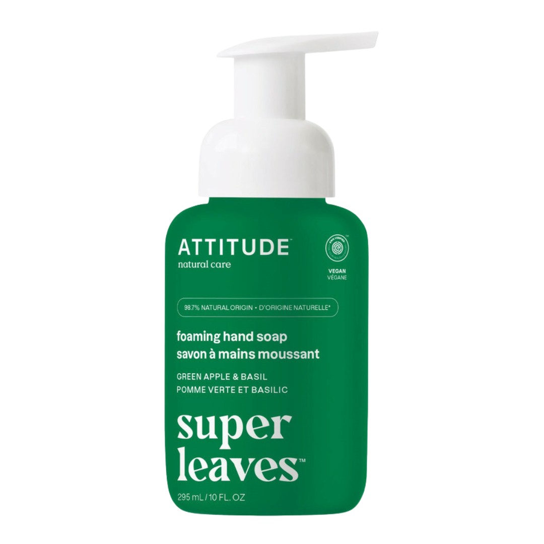 Attitude Apple and Basil Foaming Hand Soap / 295ml