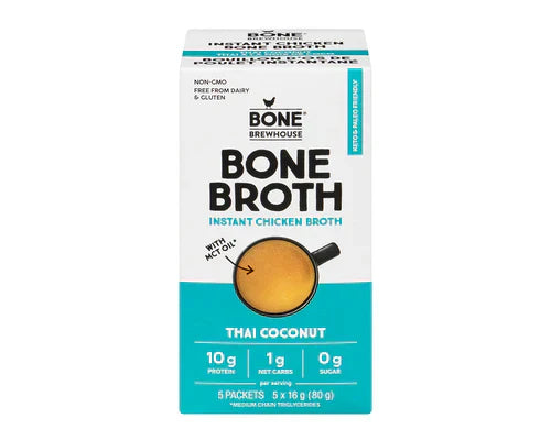 Bone Brewhouse Instant Thai Chicken Coconut Bone Broth / 5ct