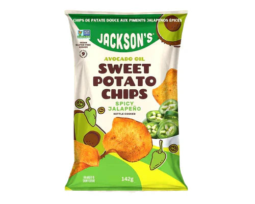 Jackson's Jalapeño Sweet Potato Chips / 142g