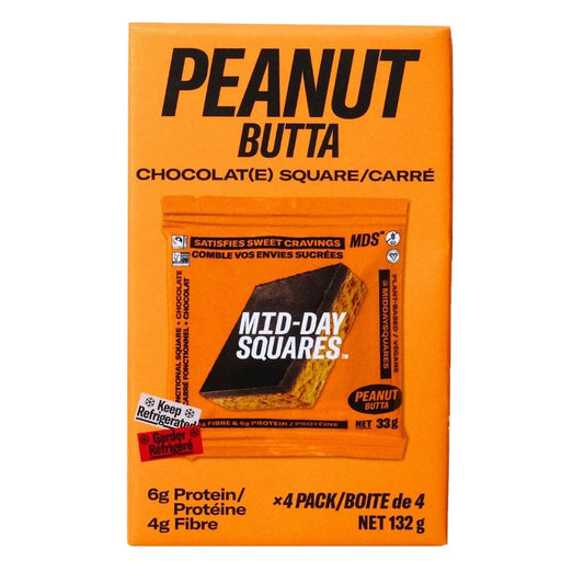 Mid-Day Squares Peanut Butter Functional Square / 4x33g
