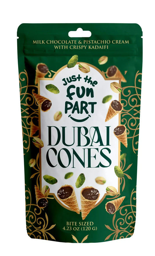 Just The Fun Part Dubai Cones Pistachio / 120g