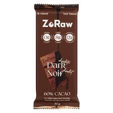ZoRaw Chocolat Noir 60% / 52g