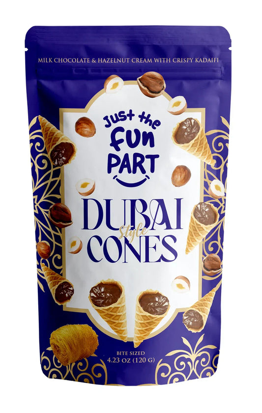 Just The Fun Part Dubai Cones Hazelnut / 120g