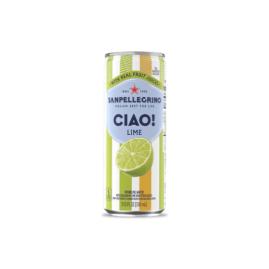 San Pellegrino Sparkling Water Lime Flavor / 330ml