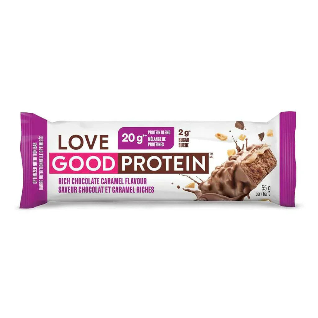 Love Good Protein Rich Chocolate and Carame Barl / 55g