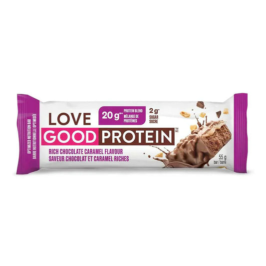 Love Good Protein Rich Chocolate and Carame Barl / 55g