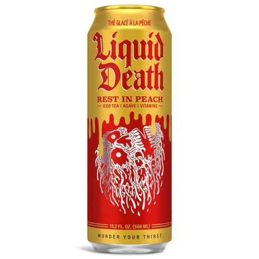 Liquid Death Rest in Peach / 568ml