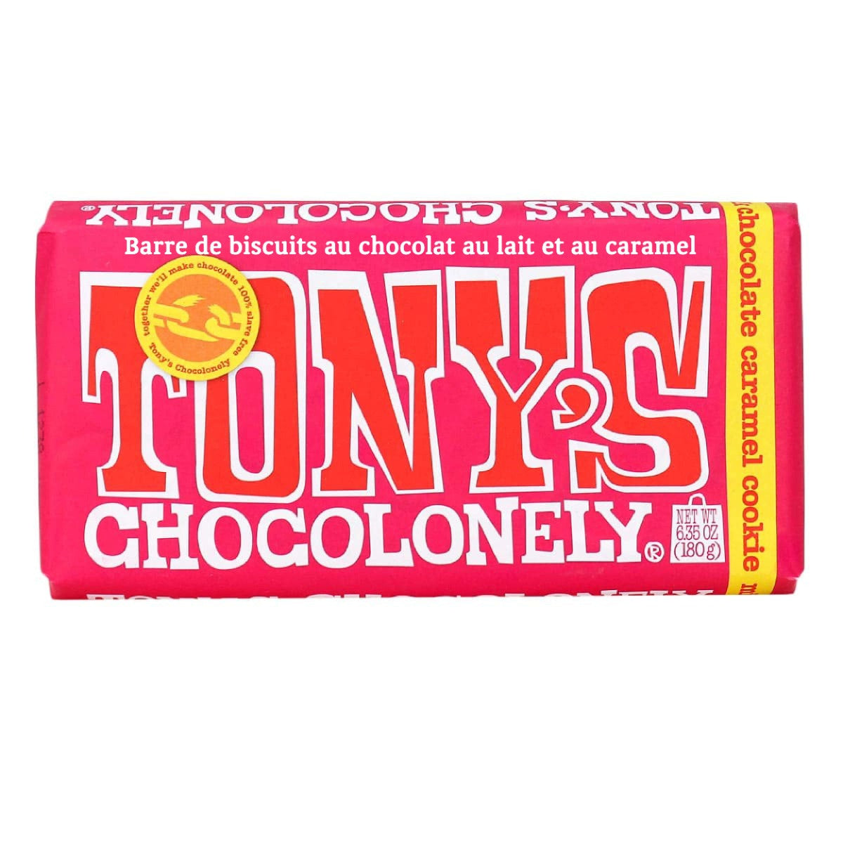 Tony's Chocolonely Milk Chocolate Caramel Cookie / 180g