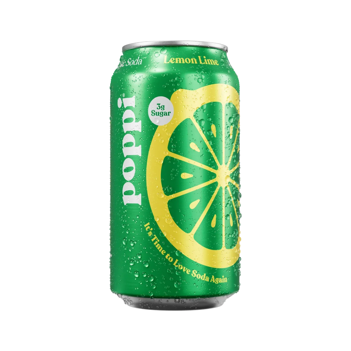 Poppi Prebiotic Soda Lemon Lime / 355ml