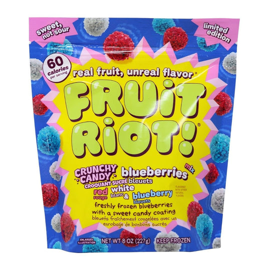 Fruit Riot Limited Edition Crunchy Candy & Blueberry Mix / 227g