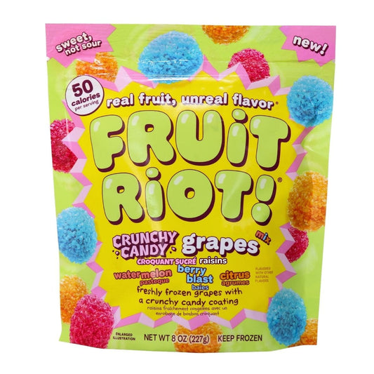 Fruit Riot Frozen Candy Crunch Mixed Grapes / 227g