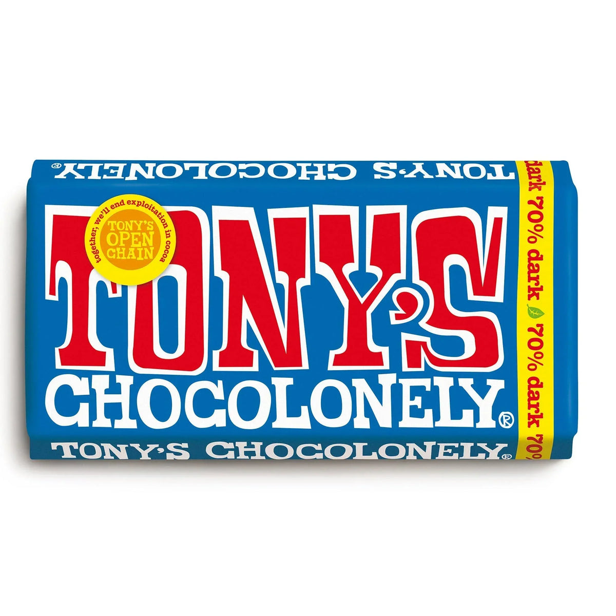 Tony's Chocolonely Dark Chocolate 70% / 180g