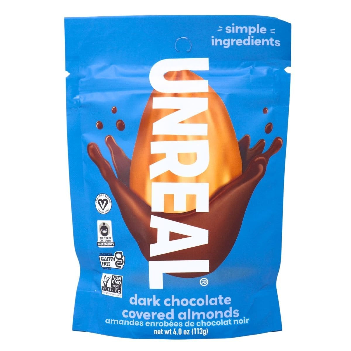 Unreal Dark Chocolate Covered Almonds / 113g